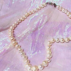 Genuine Vintage Pearl Collar Strand / Necklace